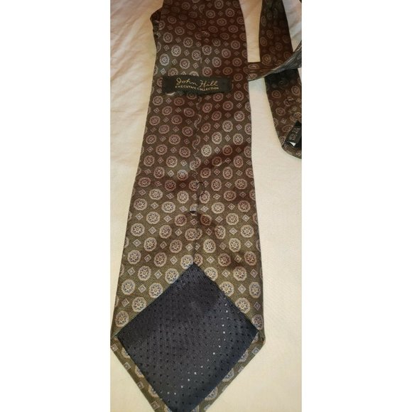 John Hill Executive Collection Neck Tie preowned with defect - Picture 5 of 10